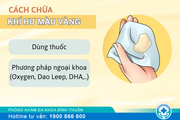 Cách chữa khí hư màu vàng hiệu quả