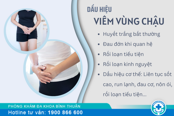 Dấu hiệu viêm vùng chậu dễ nhận biết