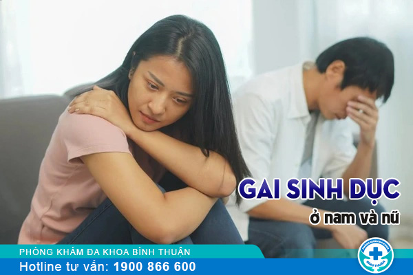 Dấu hiệu của bệnh gai sinh dục ở nam và nữ