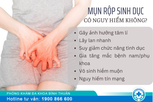 Mụn rộp sinh dục có nguy hiểm không?