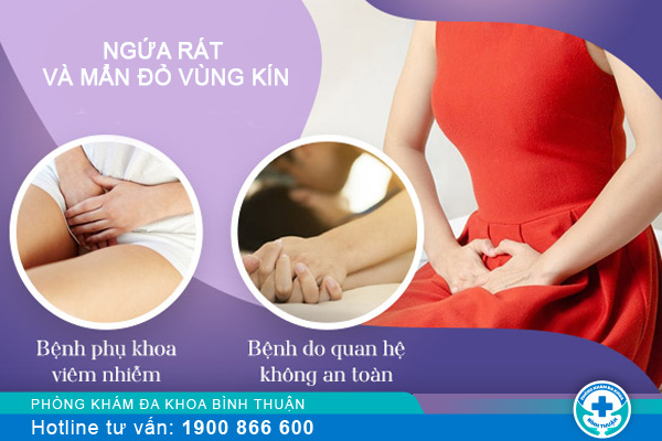 Nguyên nhân ngứa rát và mẩn đỏ vùng kín