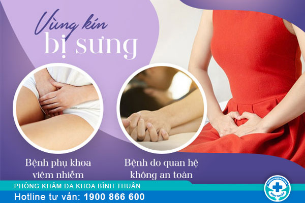 Sưng âm đạo nguyên nhân do đâu và cách điều trị