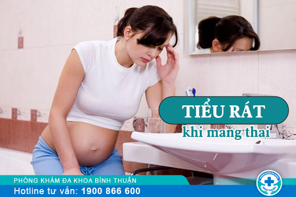 Nguyên nhân gây tiểu rát khi mang thai